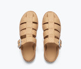 MILLIE HANDWOVEN FISHERMAN SANDAL, [product-type] - FREDA SALVADOR Power Shoes for Power Women