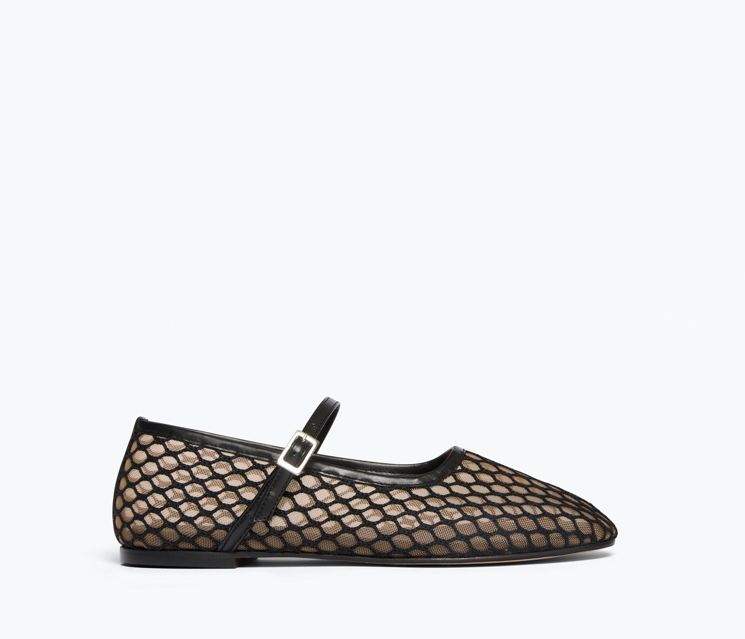 LAUREL FISHNET MARY JANE 9 / Black Netting