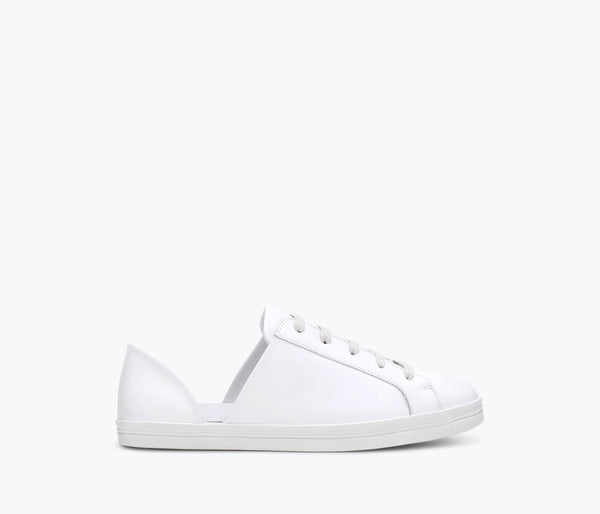 Freda Salvador EDA D'Orsay sneaker with stylish design, white leather upper, and trendy silhouette for casual 