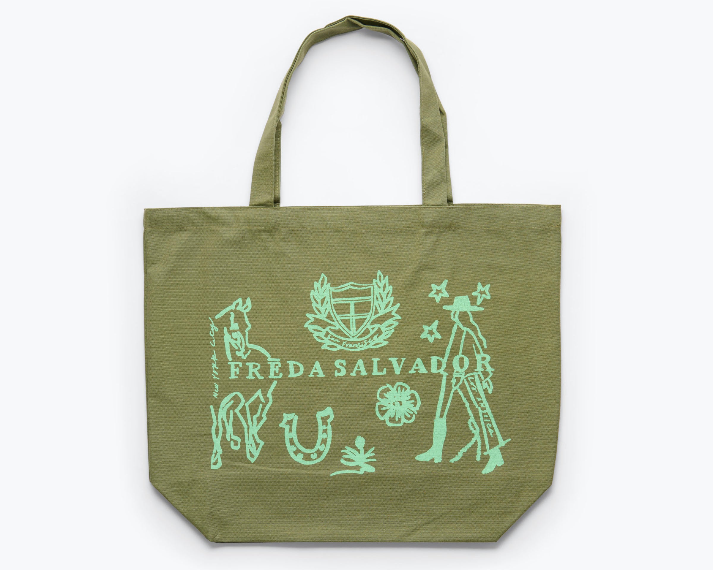Limited Edition Illustrated Tote, [product-type] - FREDA SALVADOR Power Shoes for Power Women