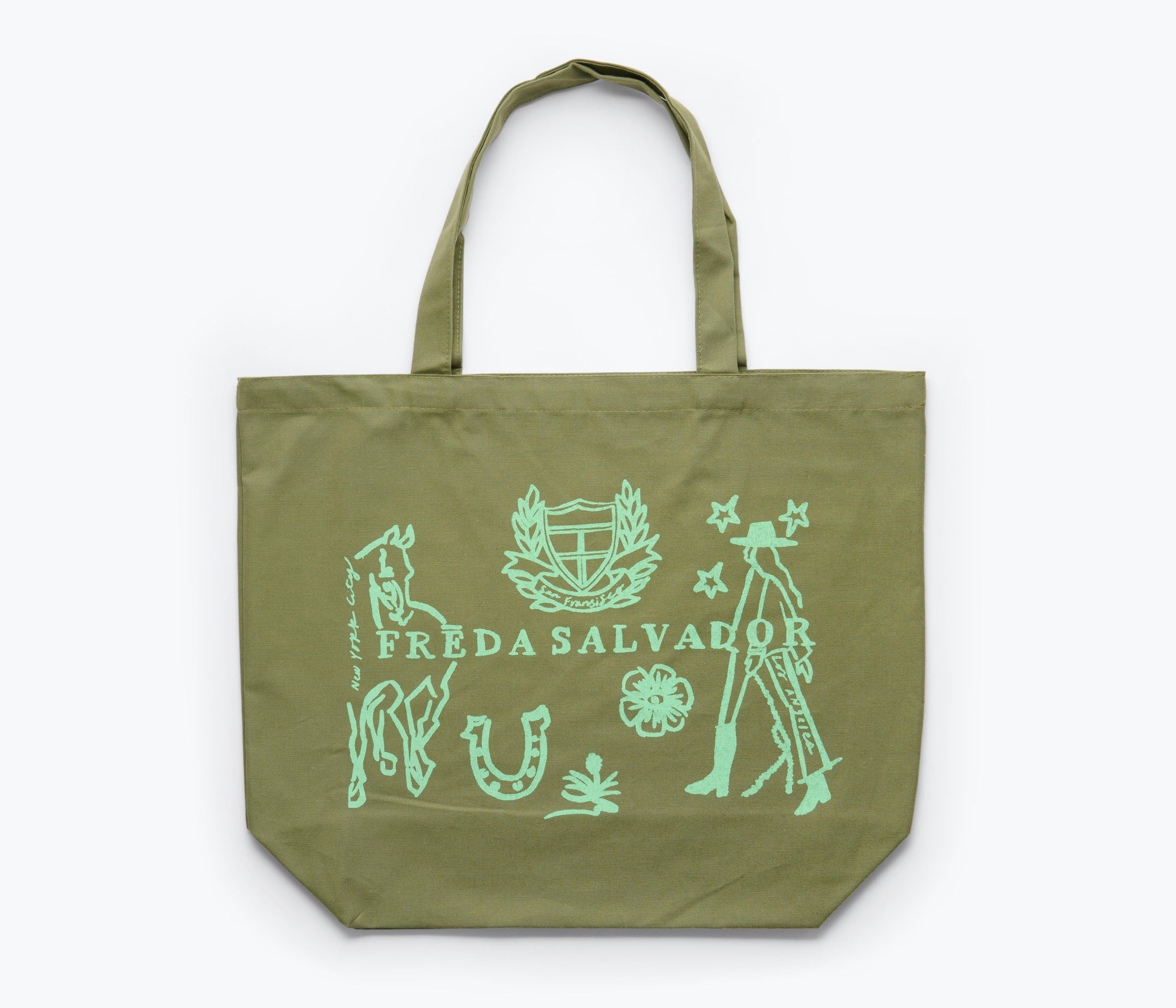 Limited Edition Illustrated Tote, [product-type] - FREDA SALVADOR Power Shoes for Power Women