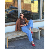 JADA SQUARE TOE BALLET FLAT, [product-type] - FREDA SALVADOR Power Shoes for Power Women