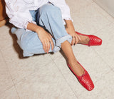 JADA HANDWOVEN BALLET FLAT, [product-type] - FREDA SALVADOR Power Shoes for Power Women
