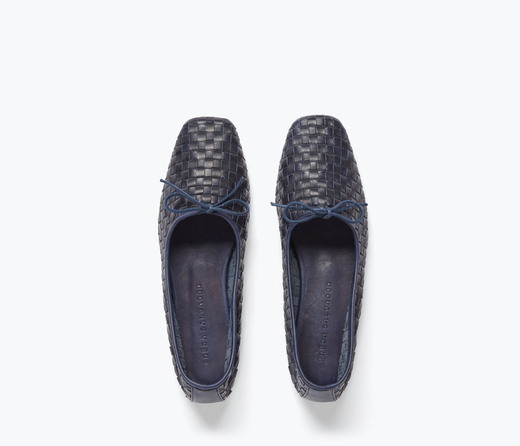 JADA HANDWOVEN BALLET FLAT | FREDA SALVADOR