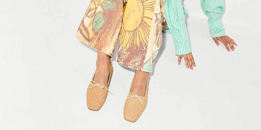 JADA SQUARE TOE BALLET FLAT