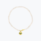 Whit Pearl Anklet, [product-type] - FREDA SALVADOR Power Shoes for Power Women