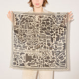 Monocream Silk Blend Bandana, [product-type] - FREDA SALVADOR Power Shoes for Power Women