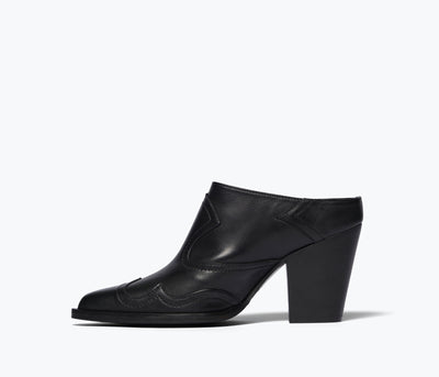 REBA WESTERN MULE, [product-type] - FREDA SALVADOR Power Shoes for Power Women