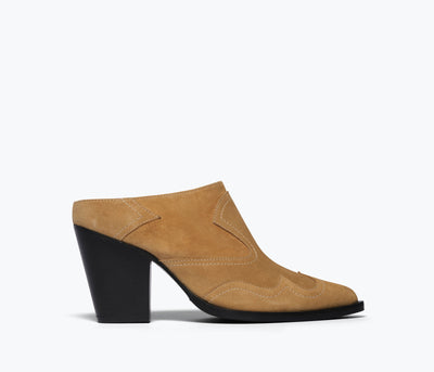 REBA WESTERN MULE, [product-type] - FREDA SALVADOR Power Shoes for Power Women