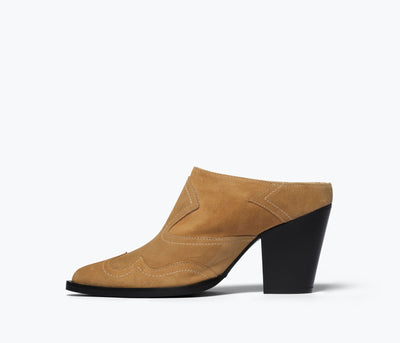 REBA WESTERN MULE, [product-type] - FREDA SALVADOR Power Shoes for Power Women