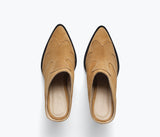 REBA WESTERN MULE, [product-type] - FREDA SALVADOR Power Shoes for Power Women