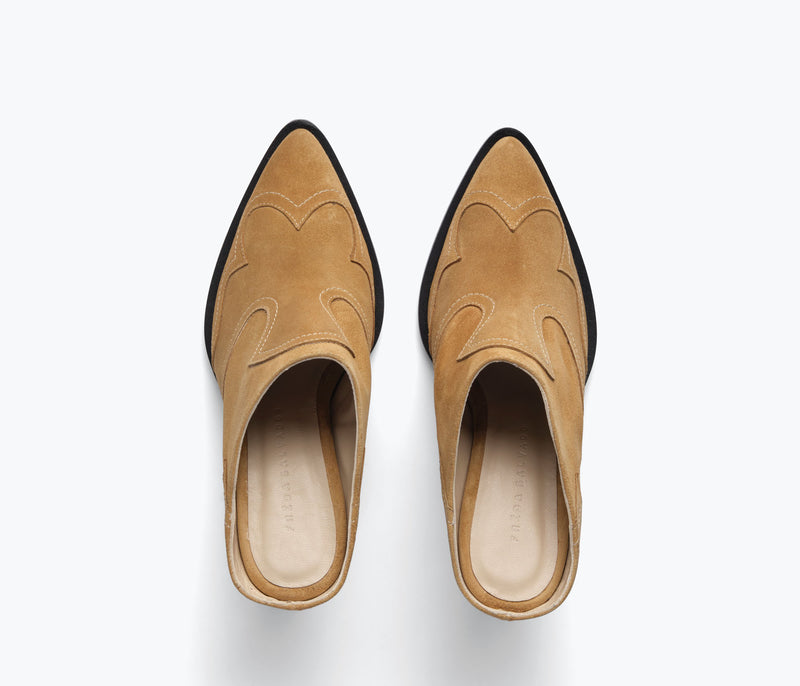 REBA WESTERN MULE, [product-type] - FREDA SALVADOR Power Shoes for Power Women