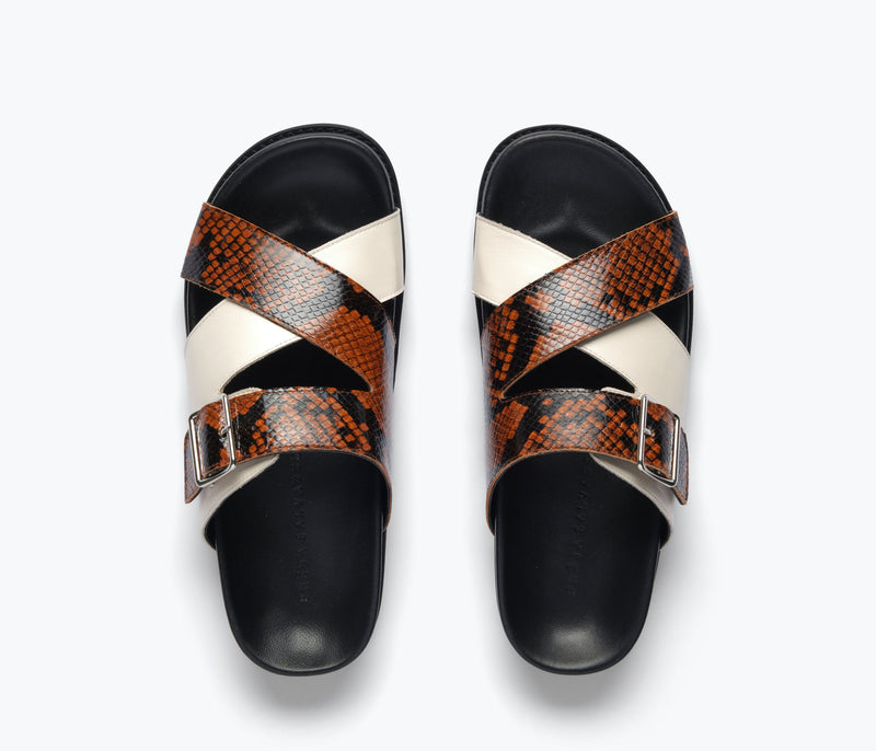 RIVER FOOTBED SANDAL, [product-type] - FREDA SALVADOR Power Shoes for Power Women