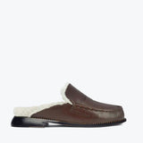 TEMI SHEARLING PENNY LOAFER MULE