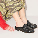 TEMI SHEARLING PENNY LOAFER MULE