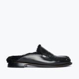 TEMI SHEARLING PENNY LOAFER MULE