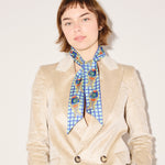 Twin Fish Silk Twilly, [product-type] - FREDA SALVADOR Power Shoes for Power Women