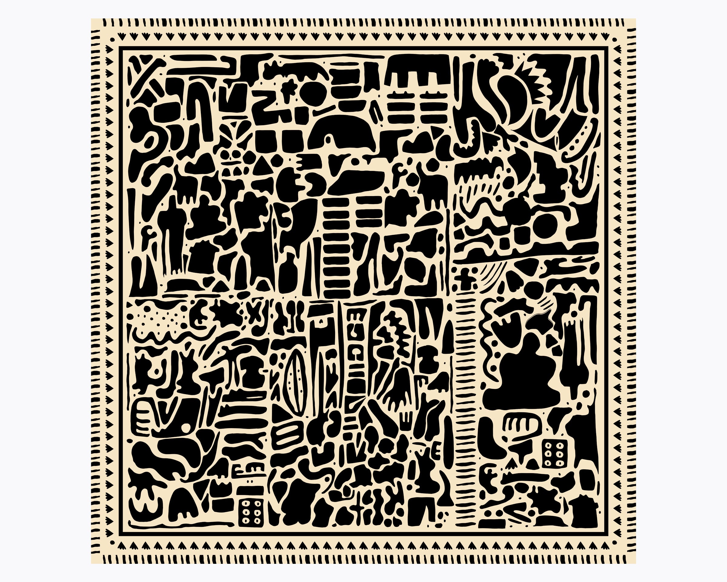 Monocream Silk Blend Bandana, [product-type] - FREDA SALVADOR Power Shoes for Power Women