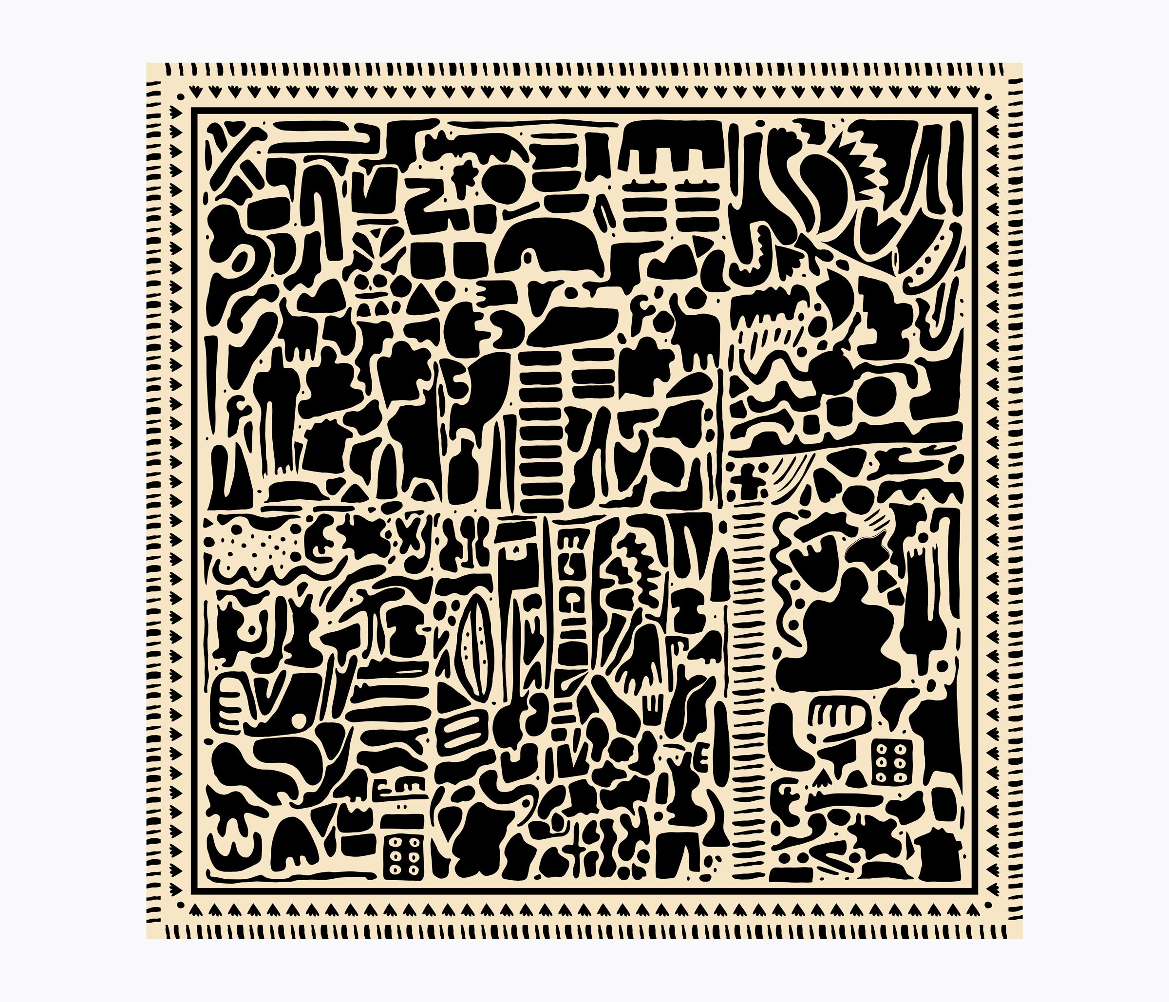 Monocream Silk Blend Bandana, [product-type] - FREDA SALVADOR Power Shoes for Power Women