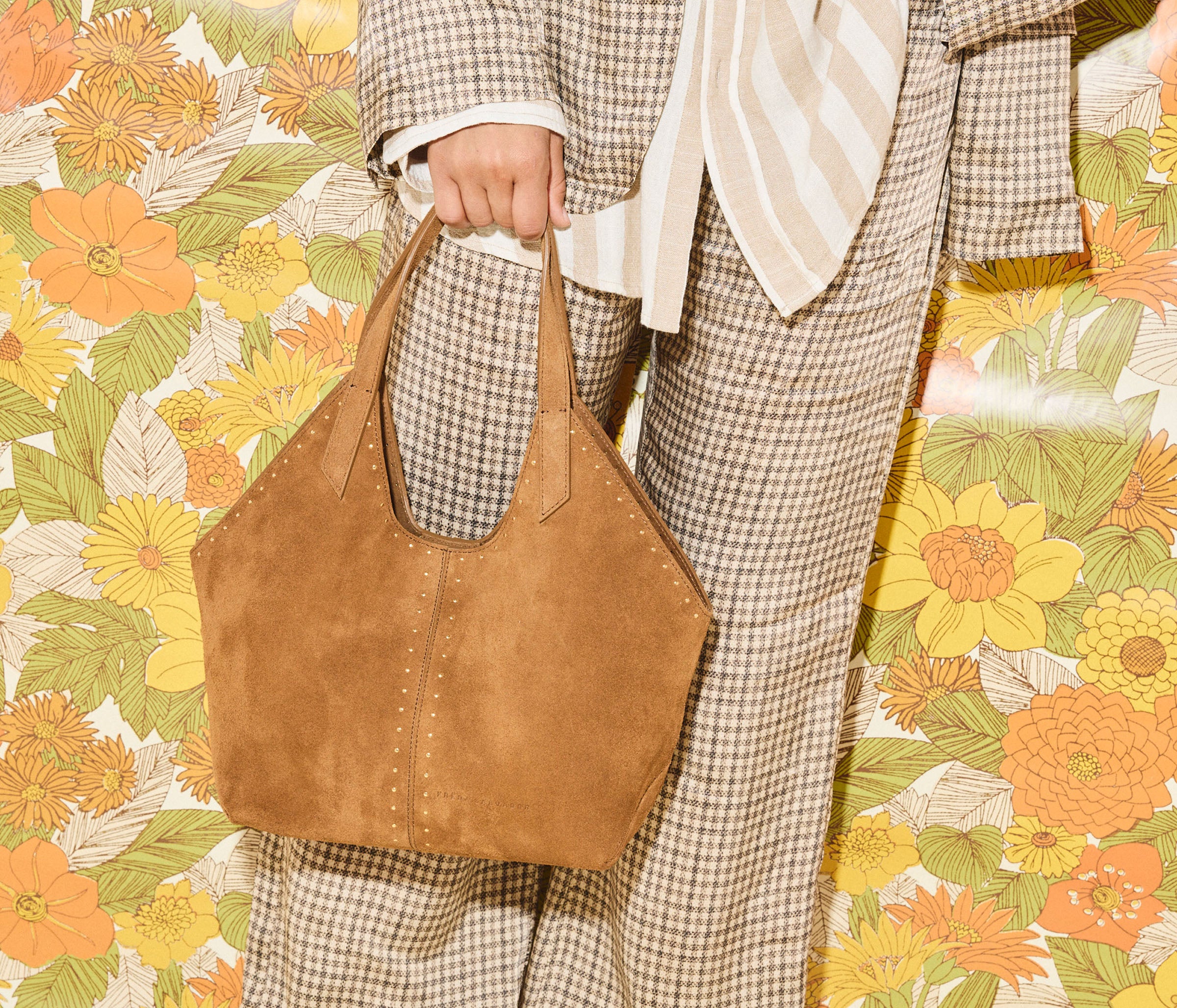 ABIGAIL SUEDE TOTE, [product-type] - FREDA SALVADOR Power Shoes for Power Women