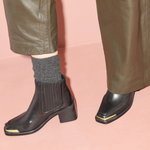 AMELIE SQUARE TOE ANKLE BOOT, [product-type] - FREDA SALVADOR Power Shoes for Power Women