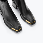 AMELIE SQUARE TOE ANKLE BOOT, [product-type] - FREDA SALVADOR Power Shoes for Power Women