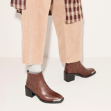 AMELIE SQUARE TOE ANKLE BOOT, [product-type] - FREDA SALVADOR Power Shoes for Power Women