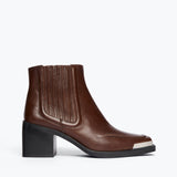 AMELIE SQUARE TOE ANKLE BOOT, [product-type] - FREDA SALVADOR Power Shoes for Power Women