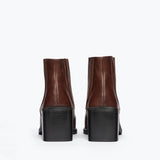 AMELIE SQUARE TOE ANKLE BOOT, [product-type] - FREDA SALVADOR Power Shoes for Power Women