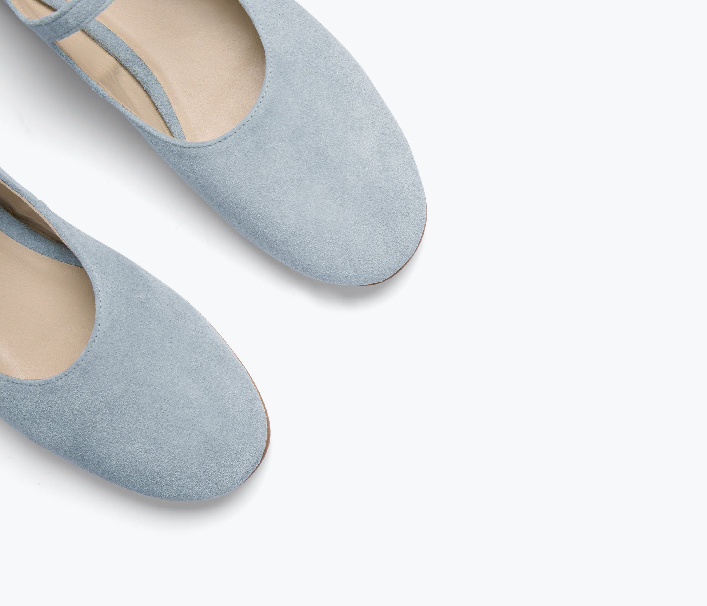 Aubrey Mary Jane Flat 10 / Blue Suede | Freda Salvador Aubrey Mary Jane Flat 10 / Blue Suede | Freda Salvador