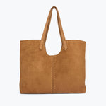 AVERY LARGE SUEDE TOTE, [product-type] - FREDA SALVADOR Power Shoes for Power Women