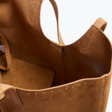 AVERY LARGE SUEDE TOTE, [product-type] - FREDA SALVADOR Power Shoes for Power Women