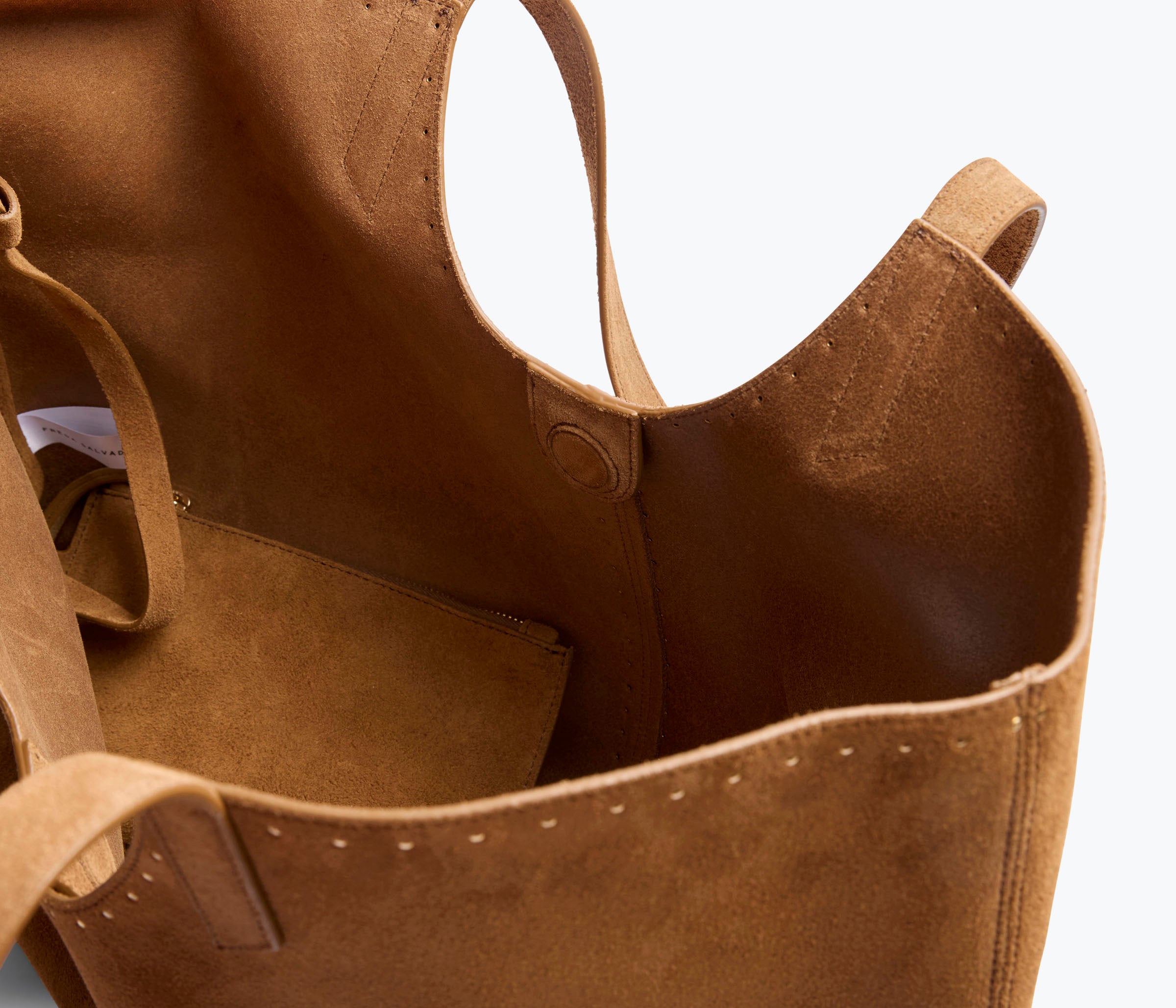 AVERY LARGE SUEDE TOTE, [product-type] - FREDA SALVADOR Power Shoes for Power Women