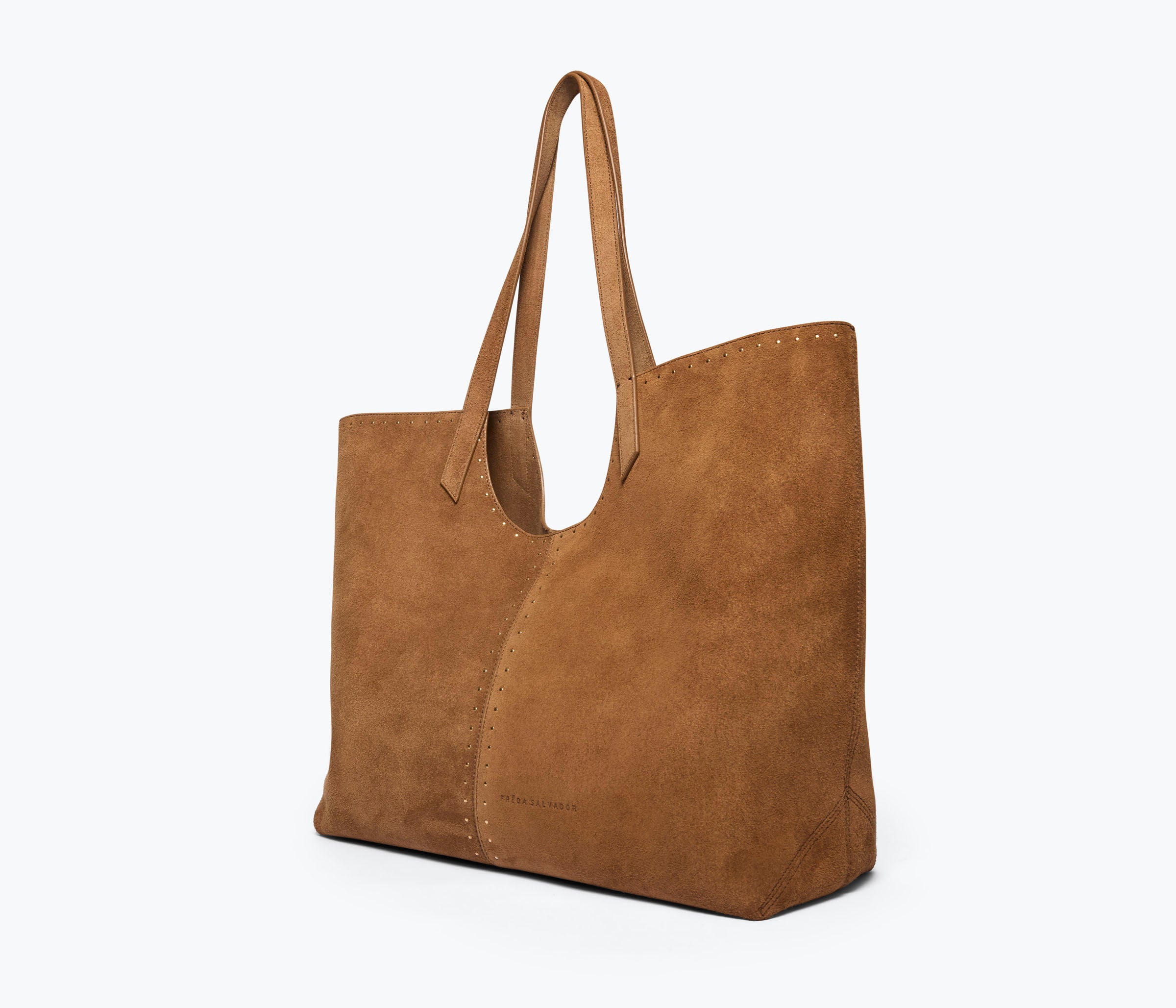 AVERY LARGE SUEDE TOTE, [product-type] - FREDA SALVADOR Power Shoes for Power Women