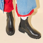 BAILEY STUDDED RAIN RESISTANT BOOT, [product-type] - FREDA SALVADOR Power Shoes for Power Women