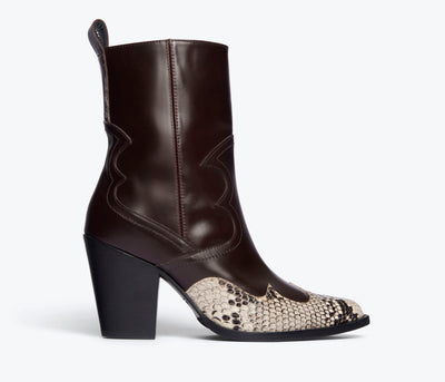 BETH HEELED WESTERN ZIP BOOT