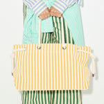 BIRDIE - Mustard and White Canvas, [product-type] - FREDA SALVADOR Power Shoes for Power Women