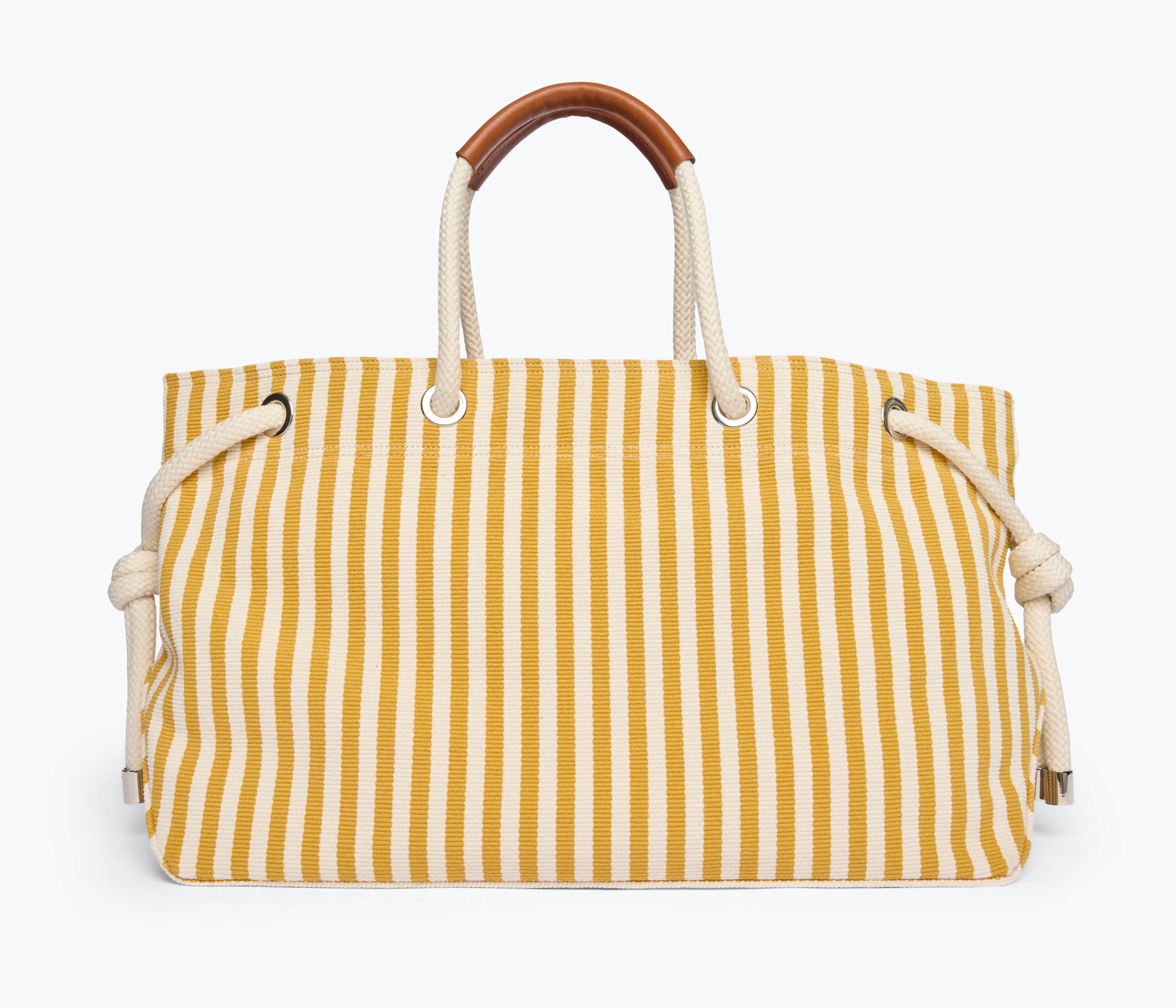 BIRDIE - Mustard and White Canvas, [product-type] - FREDA SALVADOR Power Shoes for Power Women