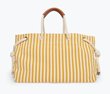 BIRDIE - Mustard and White Canvas, [product-type] - FREDA SALVADOR Power Shoes for Power Women