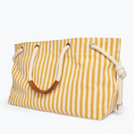 BIRDIE - Mustard and White Canvas, [product-type] - FREDA SALVADOR Power Shoes for Power Women