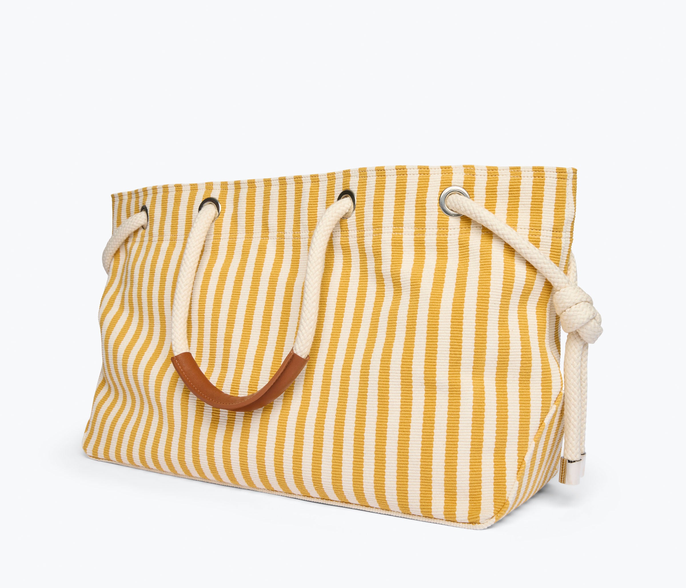 BIRDIE - Mustard and White Canvas, [product-type] - FREDA SALVADOR Power Shoes for Power Women