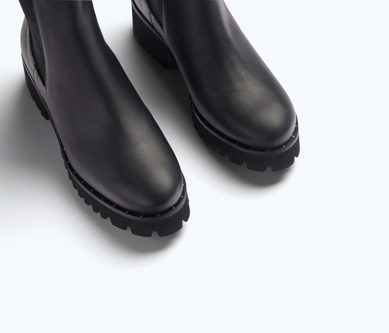 Silky Toes Women's Fashion Elastic Slip On Short Rain Boots (36