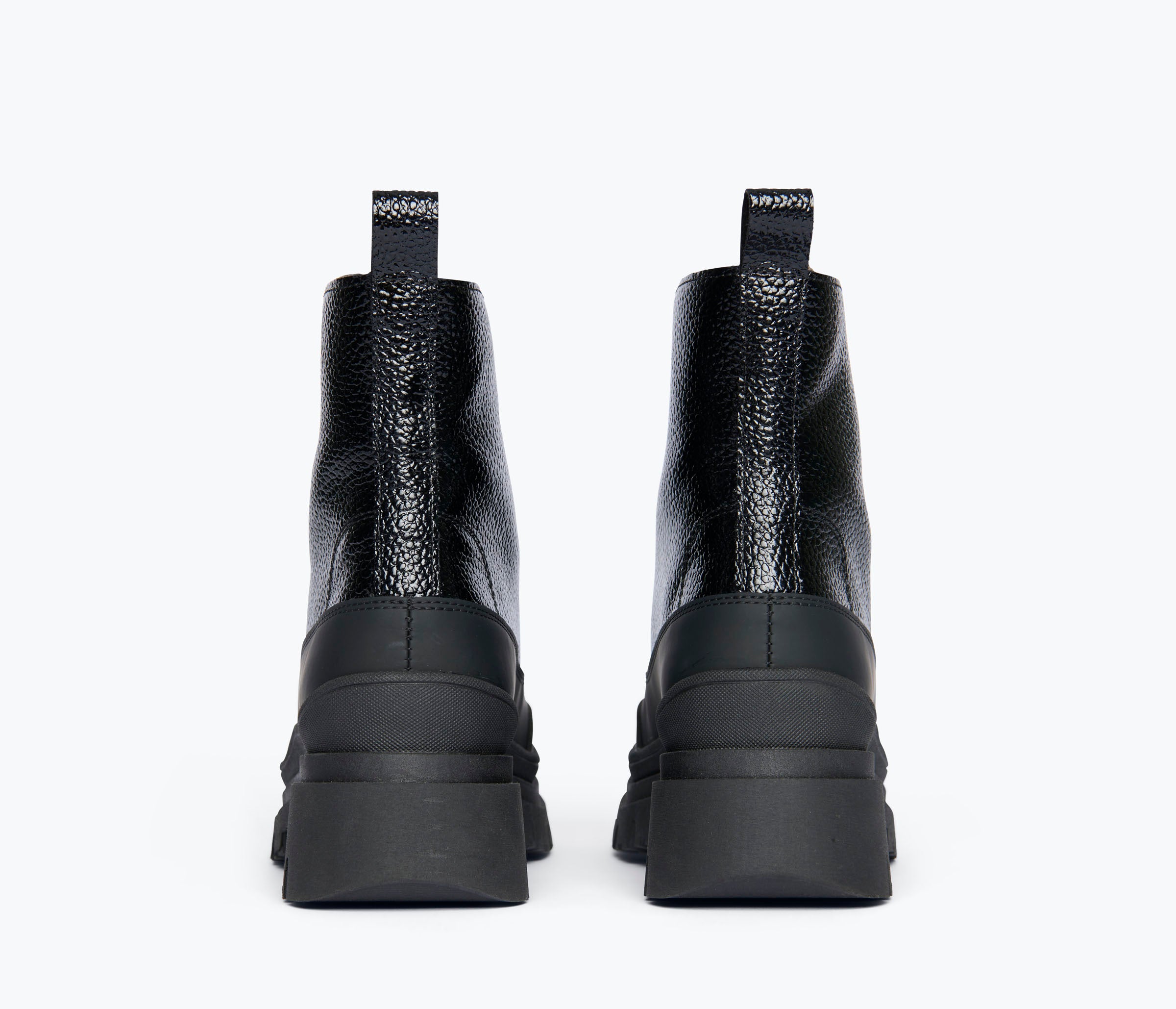 CALEB SHEARLING LUG BOOT, [product-type] - FREDA SALVADOR Power Shoes for Power Women