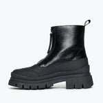 CALEB SHEARLING LUG BOOT, [product-type] - FREDA SALVADOR Power Shoes for Power Women