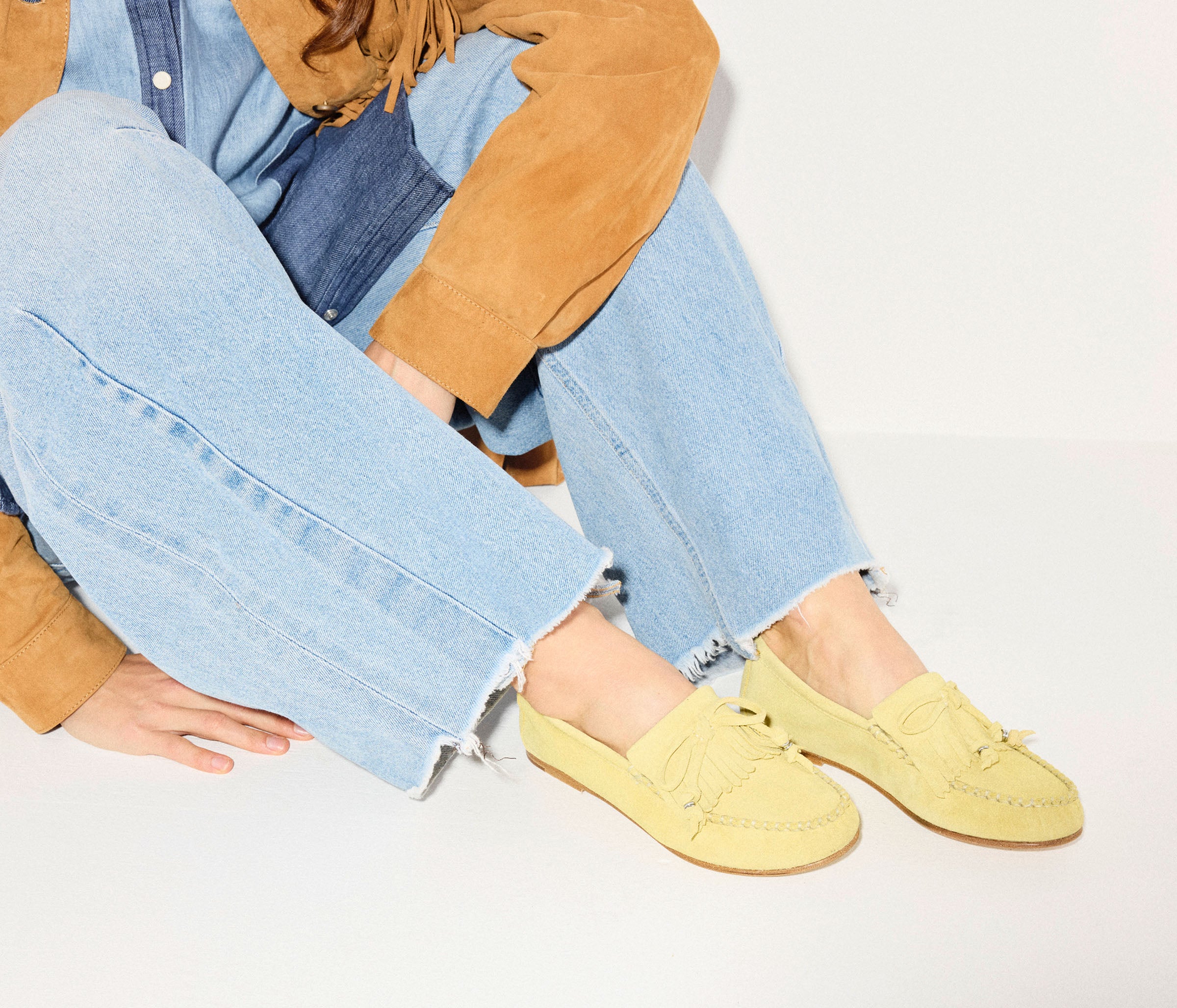 CELESTE FRINGE LOAFER, [product-type] - FREDA SALVADOR Power Shoes for Power Women