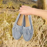 CELESTE FRINGE LOAFER, [product-type] - FREDA SALVADOR Power Shoes for Power Women