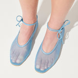 DAISY - Denim Mesh with Laces, [product-type] - FREDA SALVADOR Power Shoes for Power Women