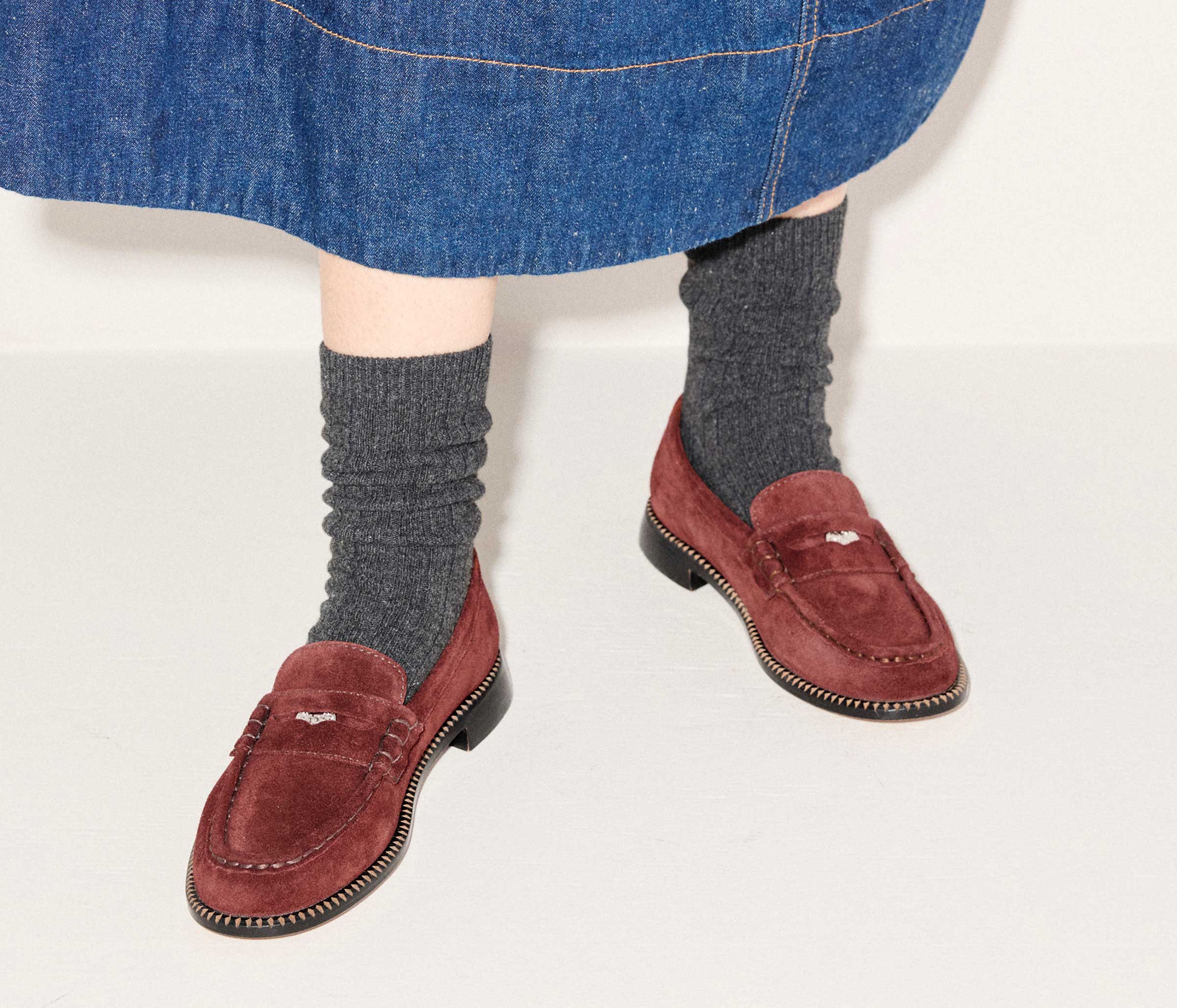 ELBA PENNY LOAFER, [product-type] - FREDA SALVADOR Power Shoes for Power Women