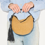 ELIS MINI CRESCENT BAG, [product-type] - FREDA SALVADOR Power Shoes for Power Women