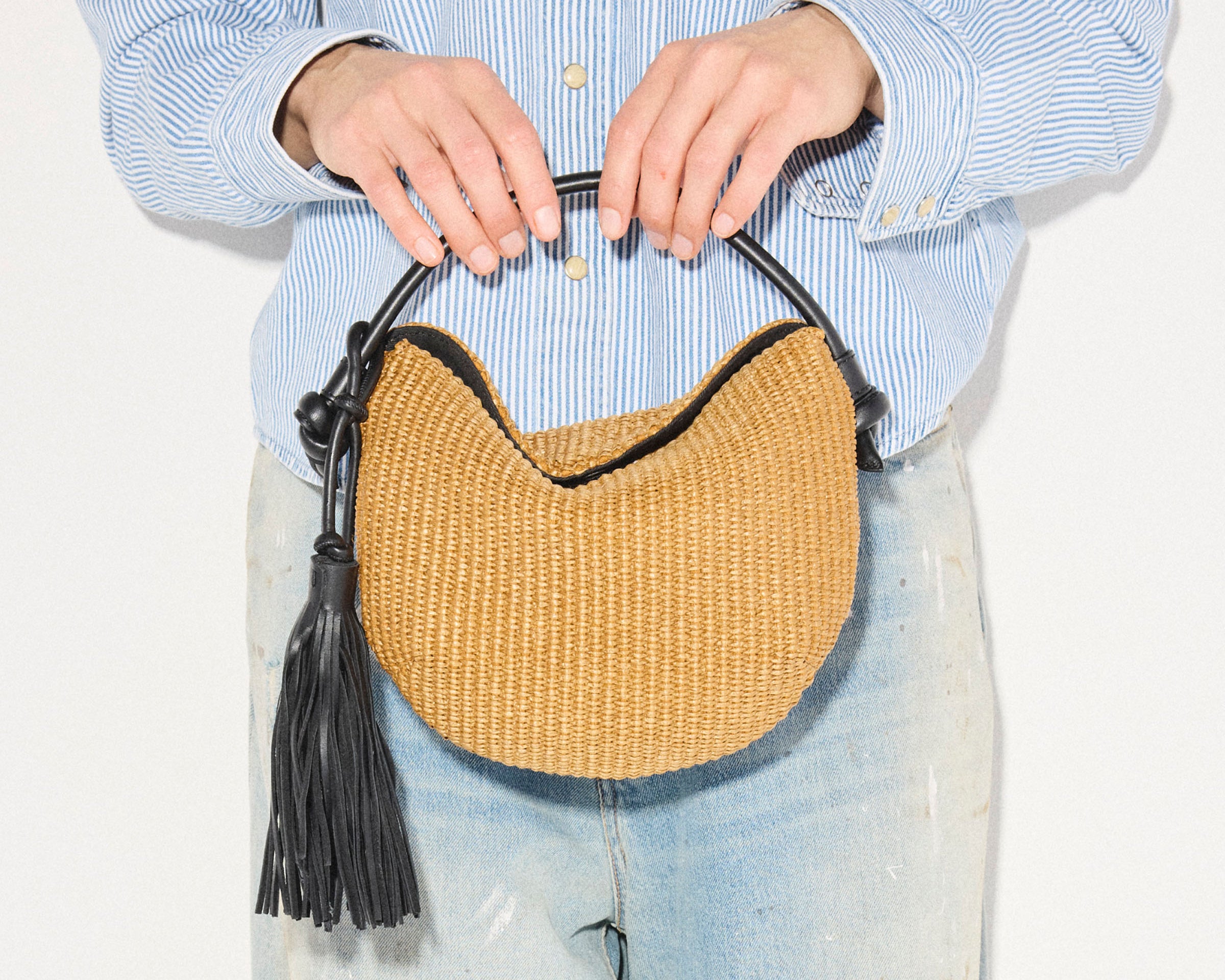 ELIS MINI CRESCENT BAG, [product-type] - FREDA SALVADOR Power Shoes for Power Women